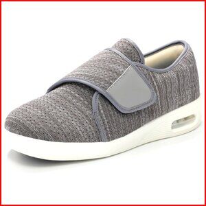 Women's Wide Width Walking Shoes Adjustable Hook Loop Non-Slip Breathable